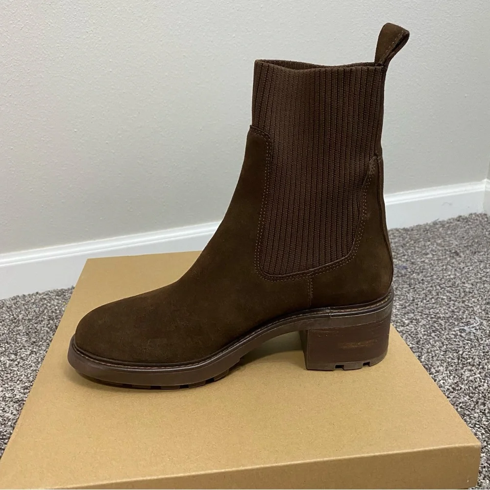 Steve Madden Kiley Brown Suede‎ Bootie NEW IN BOX Womens 8.5